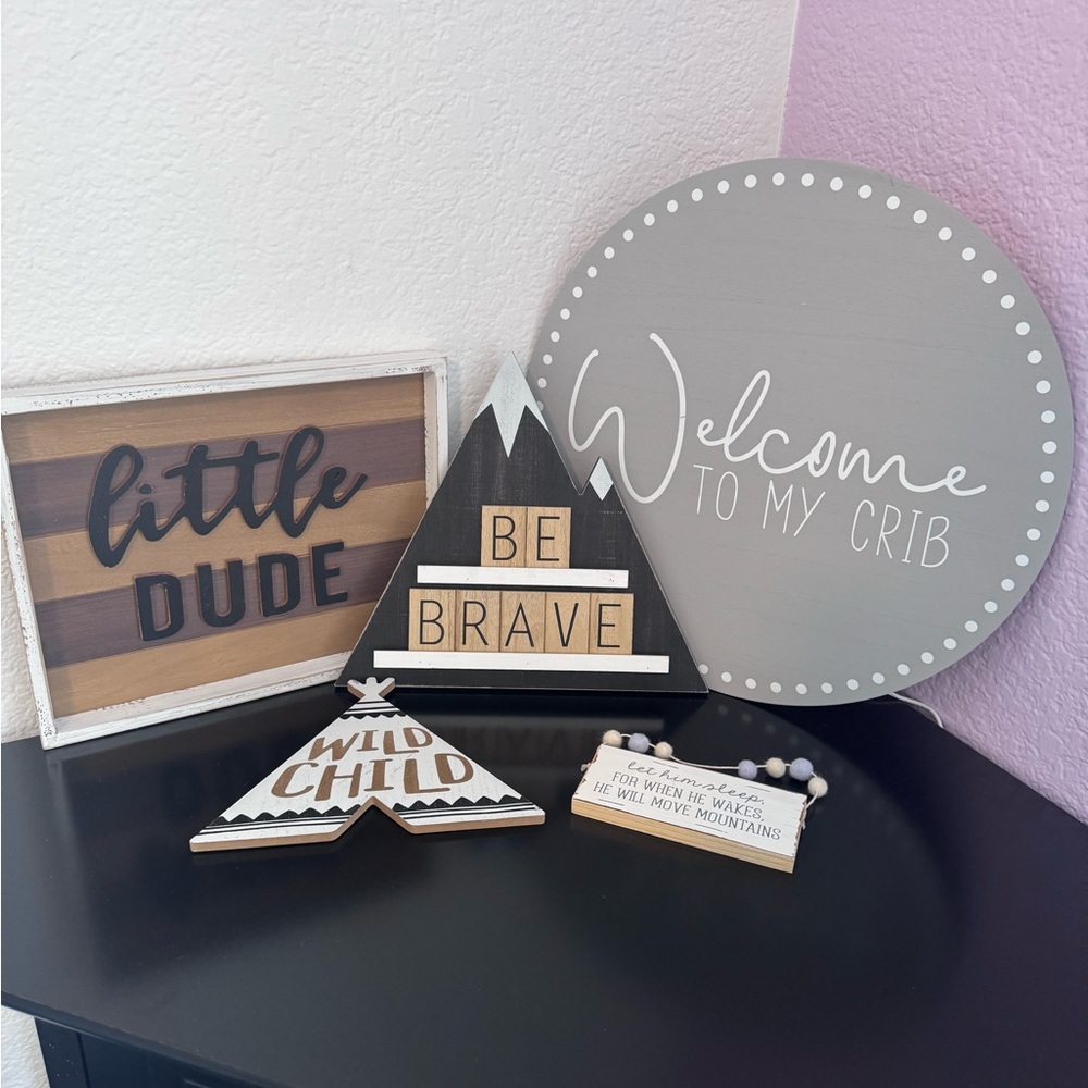 BOHO Boy room wall decor!